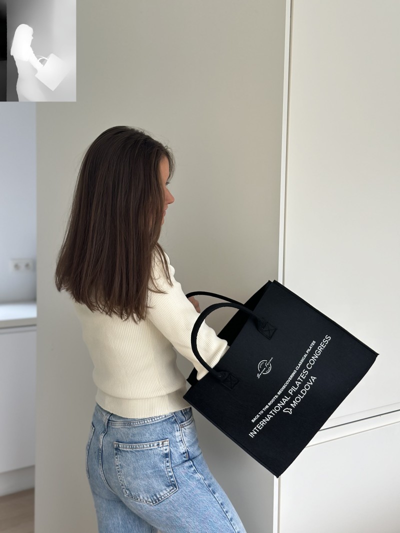Bolso Grenoble - Negro - M (35,5x11x28,5cm)