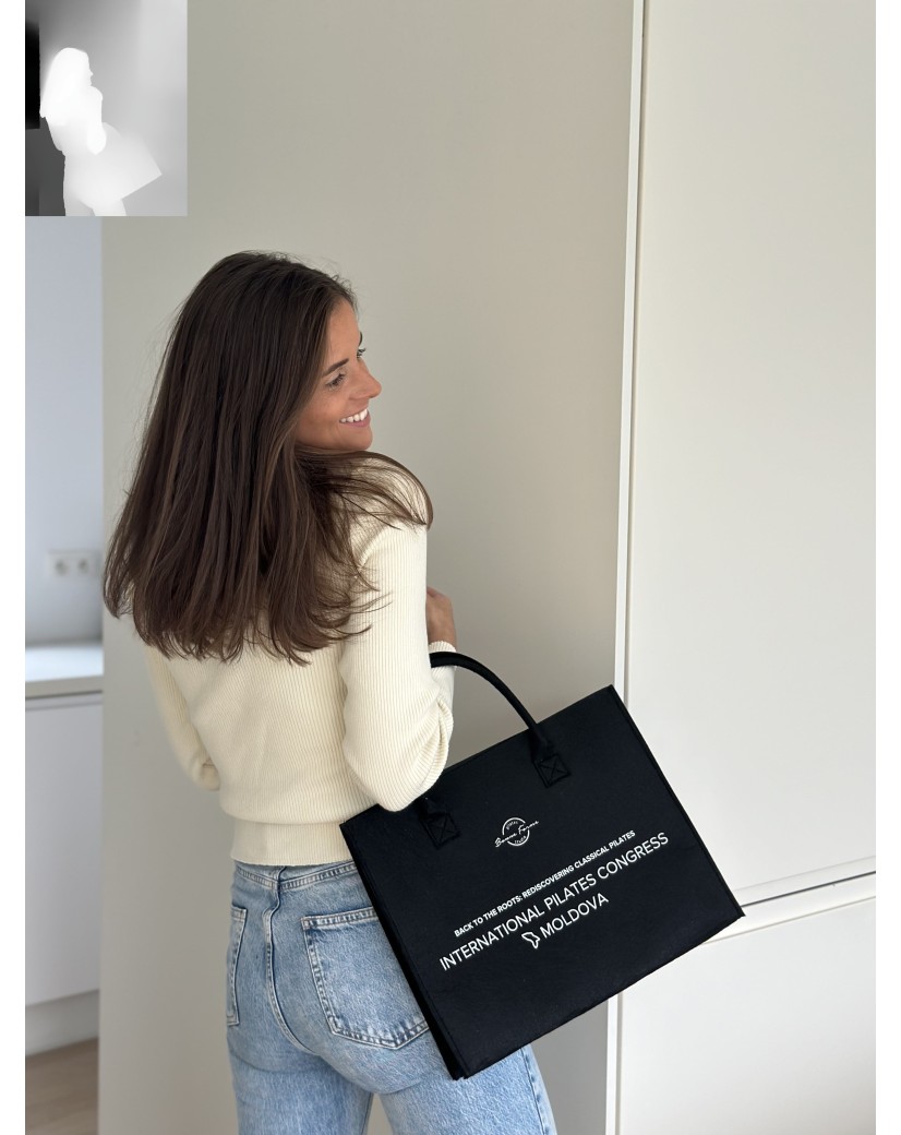 Bolso Grenoble - Black - M (35.5x11x28.5cm)