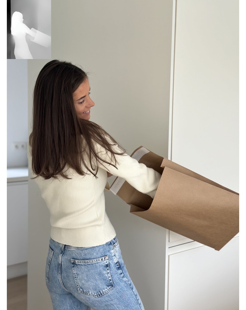 Shipping Envelopes in Kraft Mango Model - Kraft M (30x7x45,5cm)