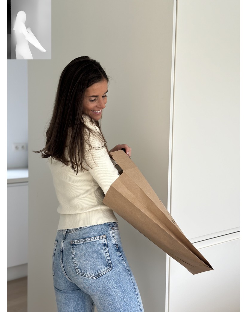 Shipping Envelopes in Kraft Mango Model - Kraft M (30x7x45,5cm)