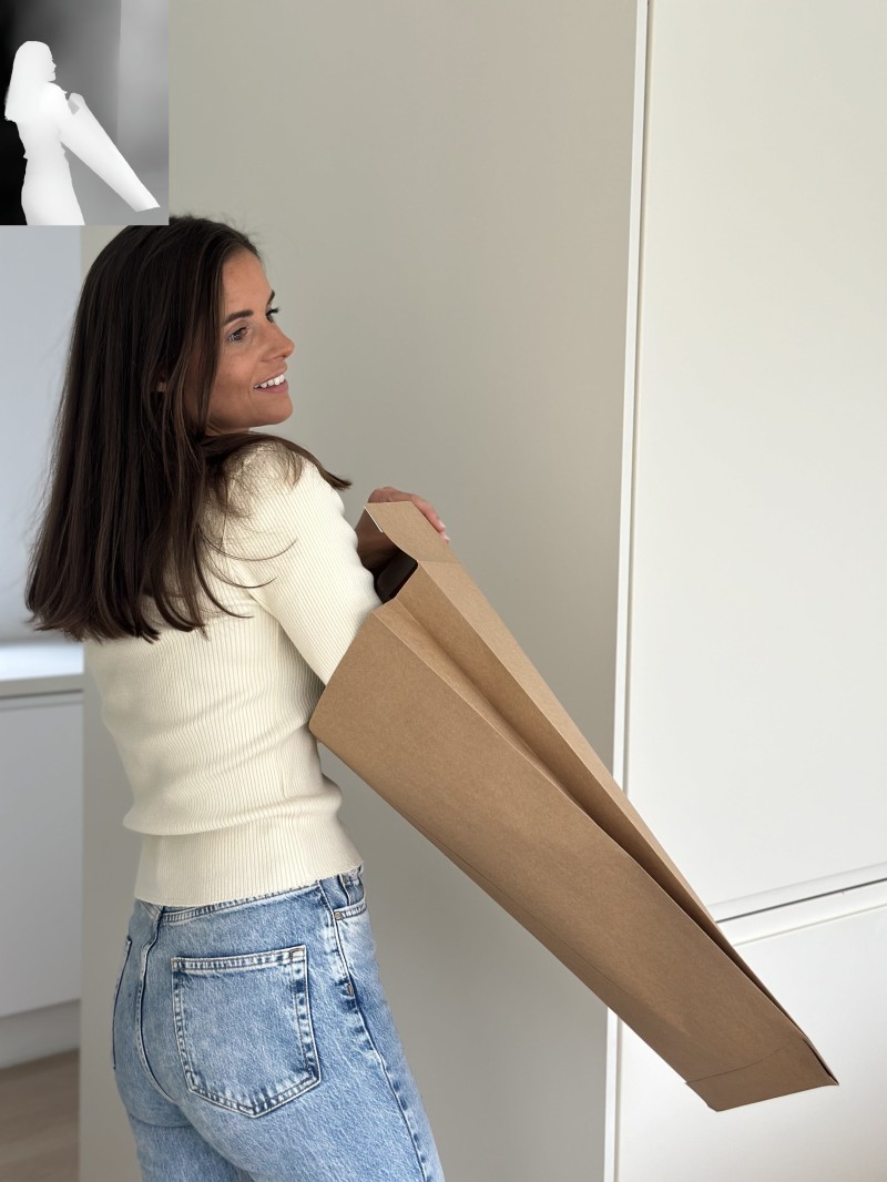 Versandtaschen aus Kraftpapier Mango Modell - Kraft L (38x9x58cm)