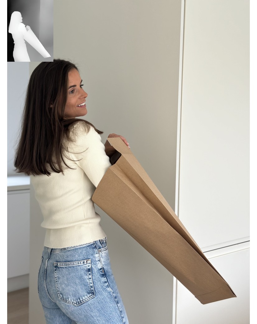 Shipping Envelopes in Kraft Mango Model - Kraft L (38x9x58cm)