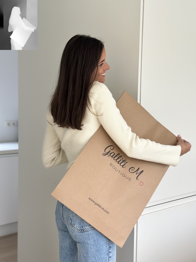 Shipping Envelopes in Kraft Mango Model - Kraft L (38x9x58cm)