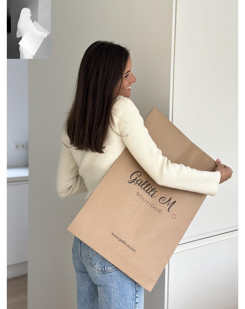Shipping Envelopes in Kraft Mango Model - Kraft L (38x9x58cm)