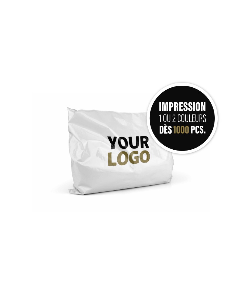 ECO POLYMAILER - WIT M (30x40cm)