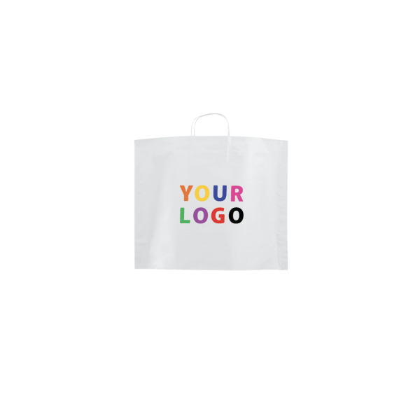 Sacs papier bateaux - Blanc S (33x10x24cm)