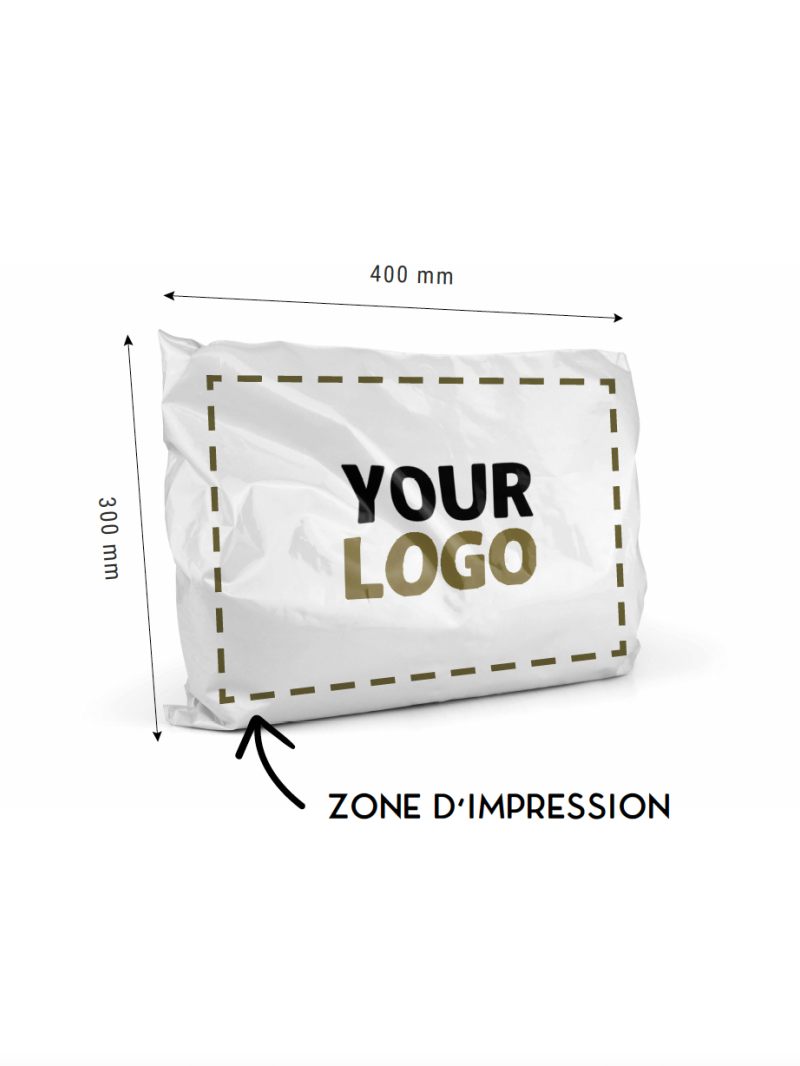 ECO POLYMAILER - WIT M (30x40cm)