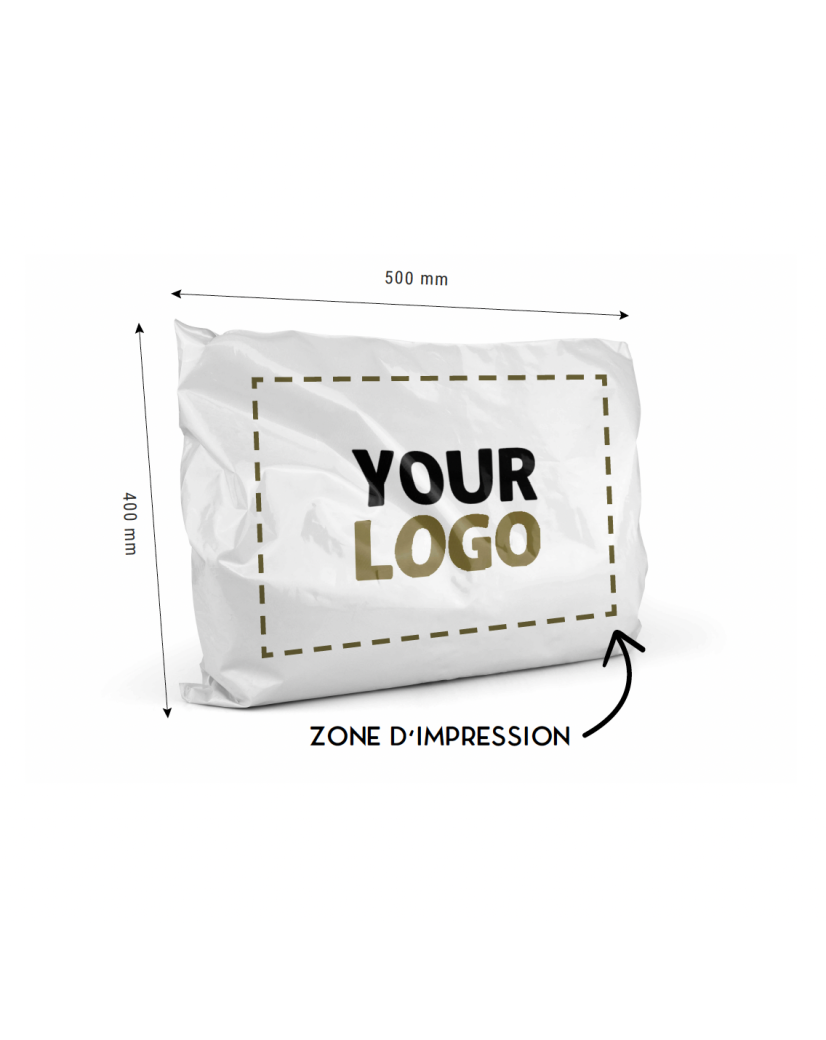 Eshop Eco Pouch - White XL (40x50cm)