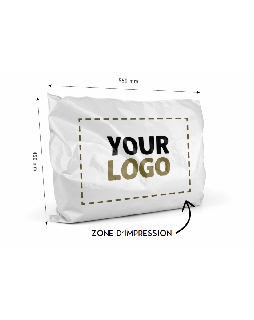Eshop Eco Tasche - Weiß XXL (45x55cm)