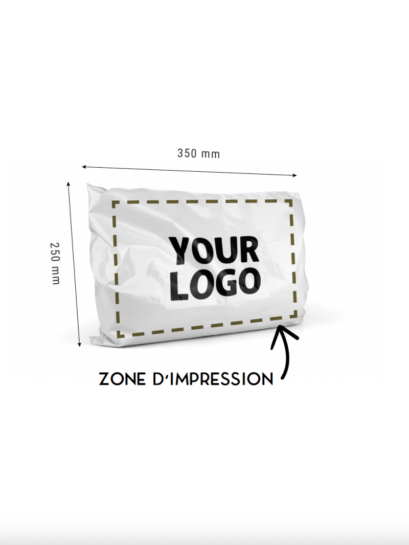 POLYMAILER WIT - S (35X25CM)