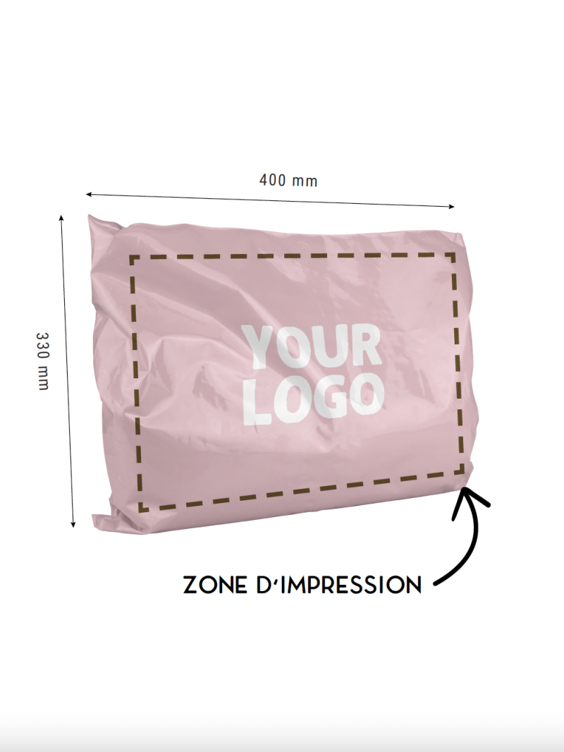 POLYMAILER ROZE - M (40X33CM)
