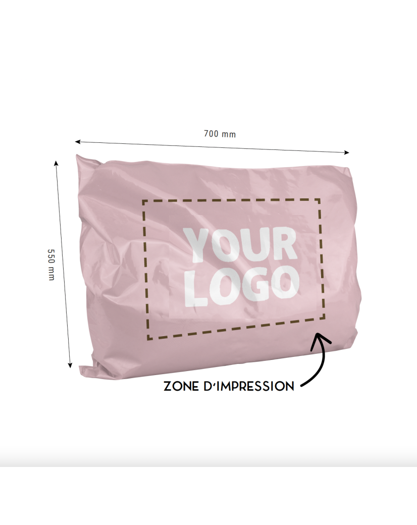 POLYMAILER - ROZE XL (70x55CM)