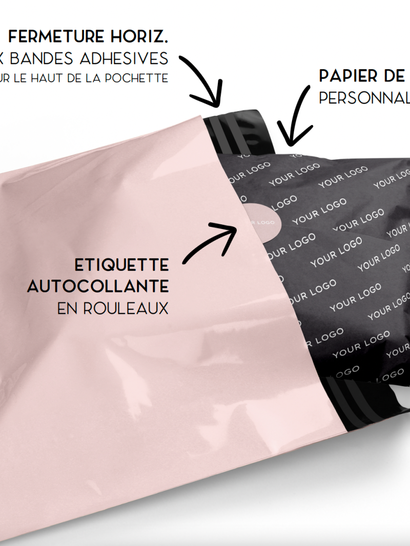 POLYMAILER - ROZE XL (70x55CM)