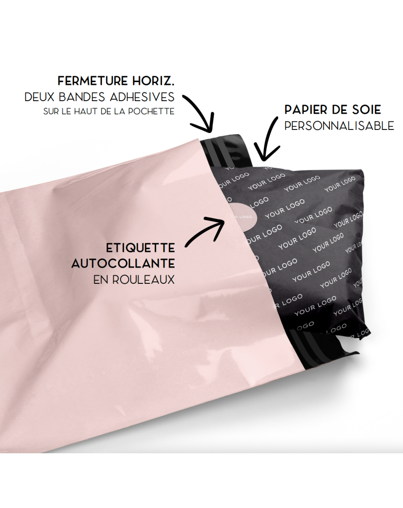 POLYMAILER - ROZE XL (70x55CM)