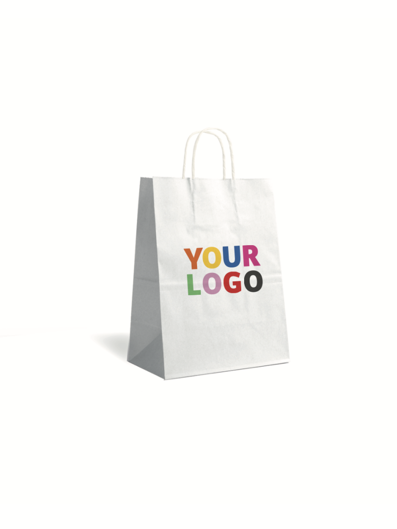 White Kraft Bag M – Your Logo Will Feel Right at Home