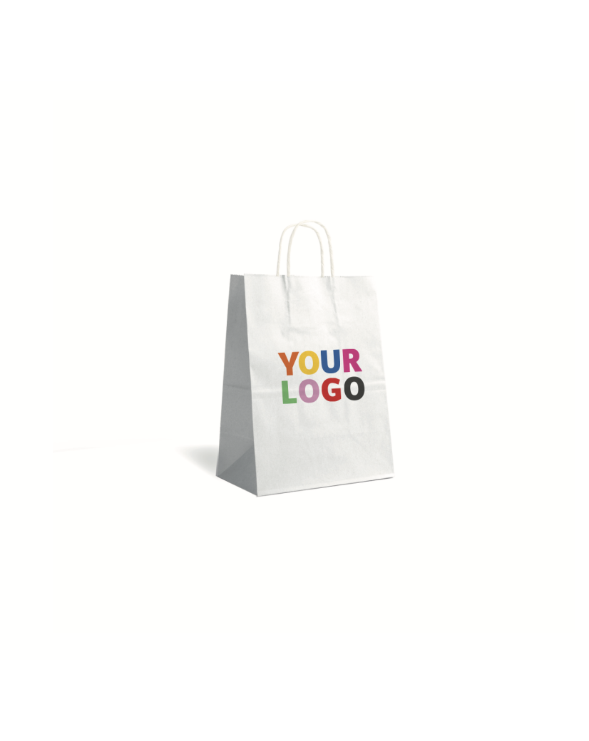 White Kraft Bag M – Your Logo Will Feel Right at Home