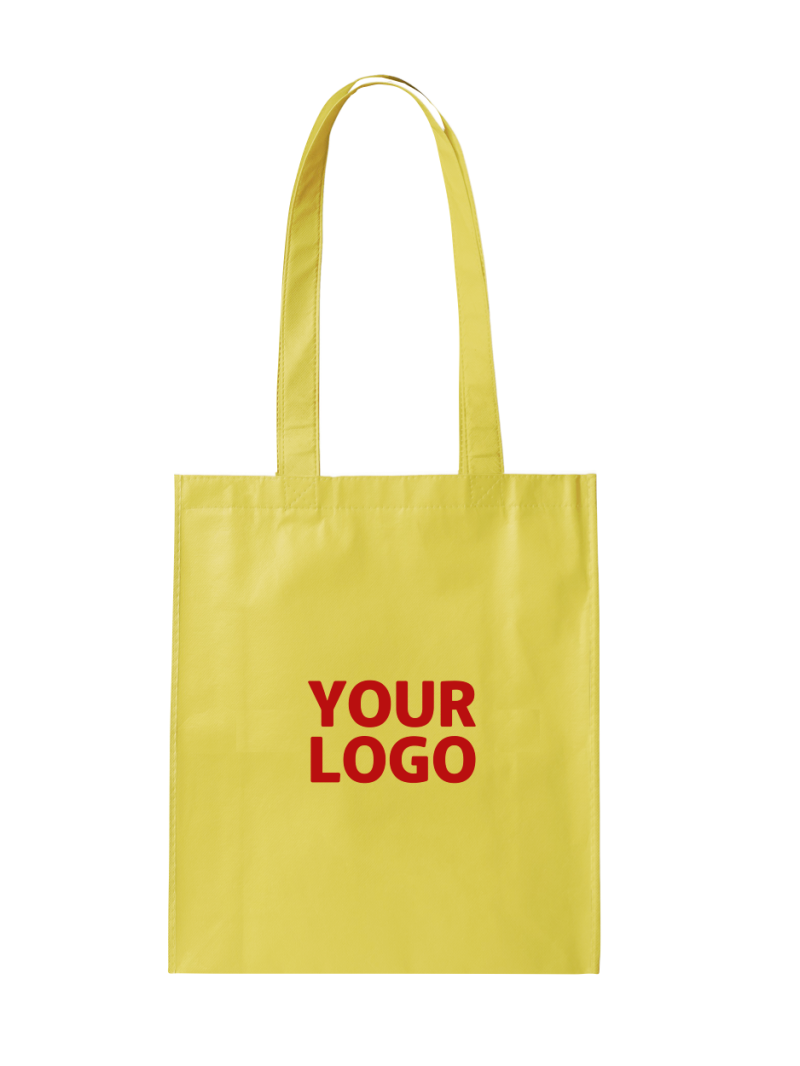 TOTEBAG "PARIJS" GEEL (38x42 cm)