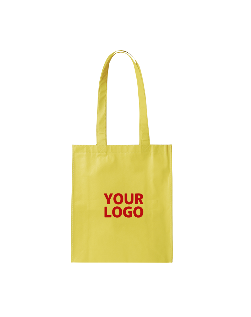 TOTEBAG "PARIJS" GEEL (38x42 cm)
