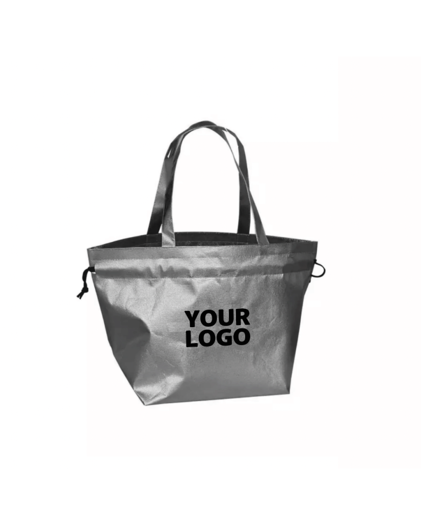 BOLSA NICE PLATEADO – L (58x24x35 cm)