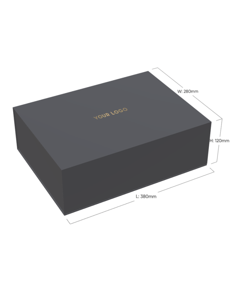 Magnetbox - Ihr Logo heiß geprägt - L