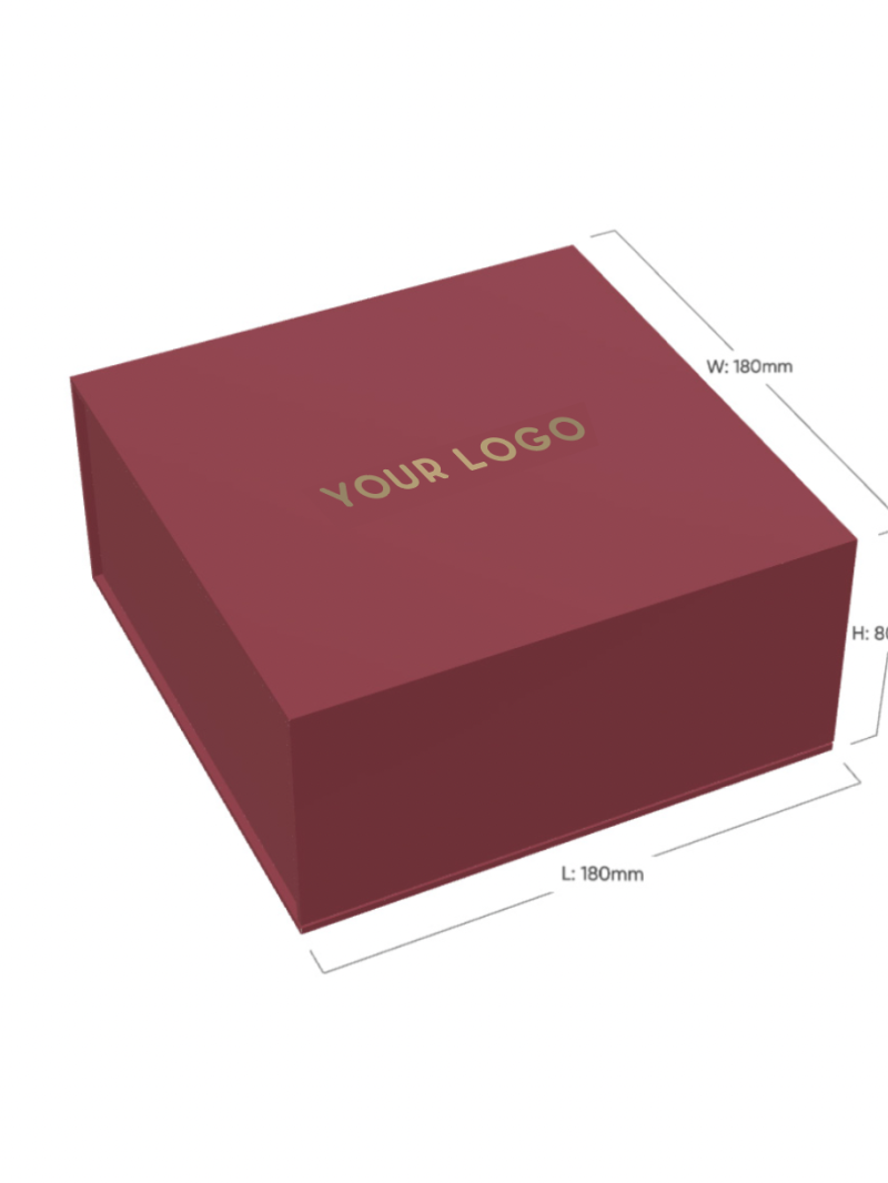 Magnetbox - Ihr Logo heiß geprägt - S