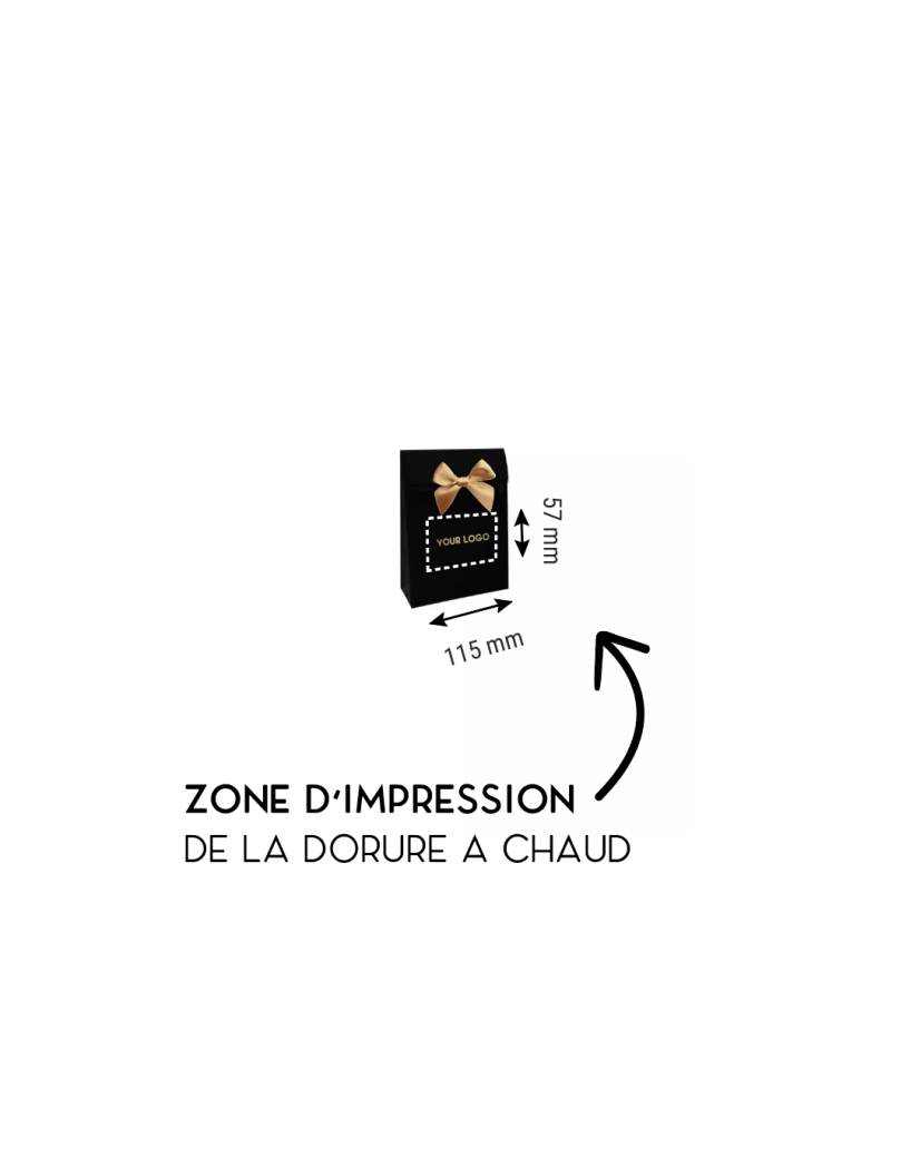 PRESTIGE-ZAK – ZWART S (12x8x20cm)