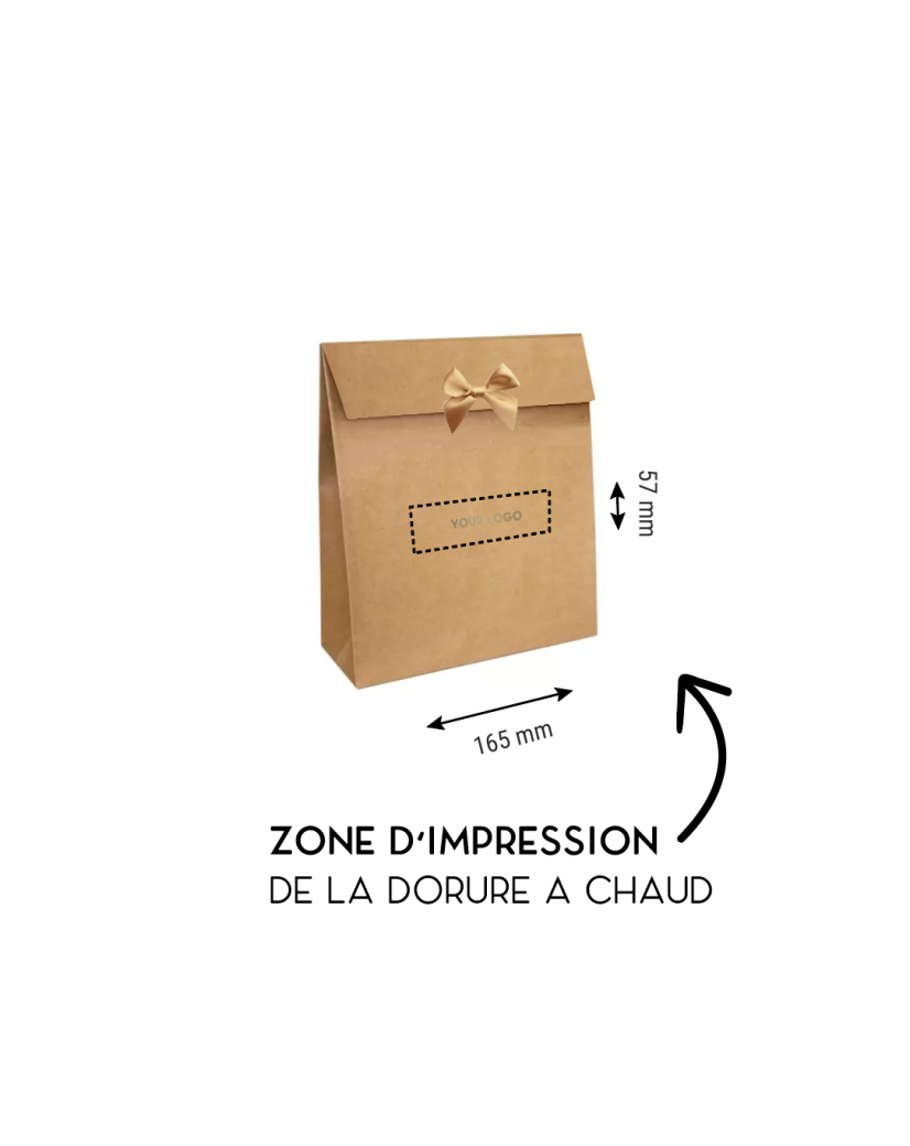 BOLSA PRESTIGE – KRAFT L (30x12x40cm)