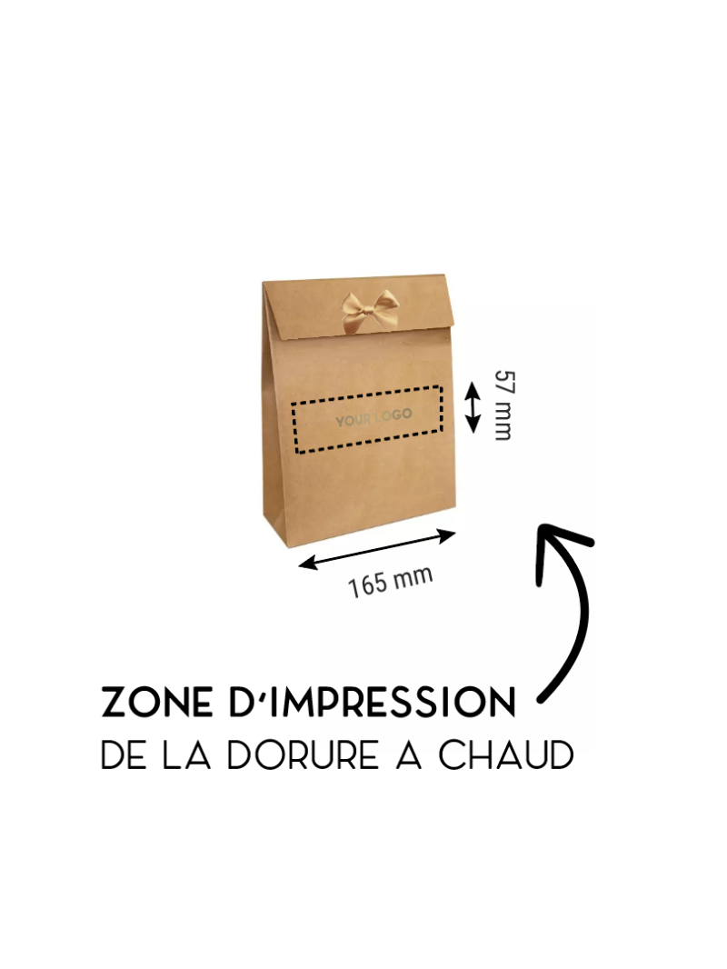 BOLSA PRESTIGE – KRAFT M (20x10x30cm)