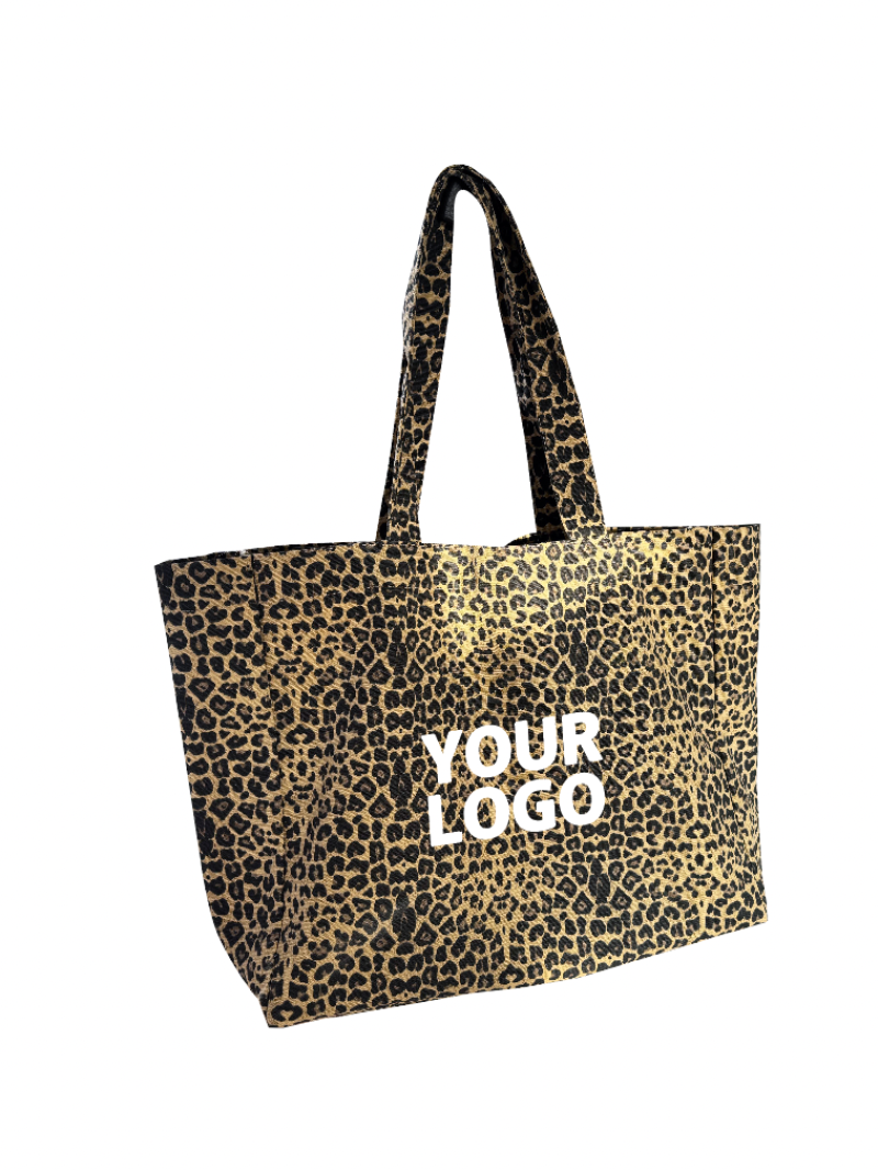 SAC NANCY - LÉOPARD DARK 🖤 (43x15x36 cm)
