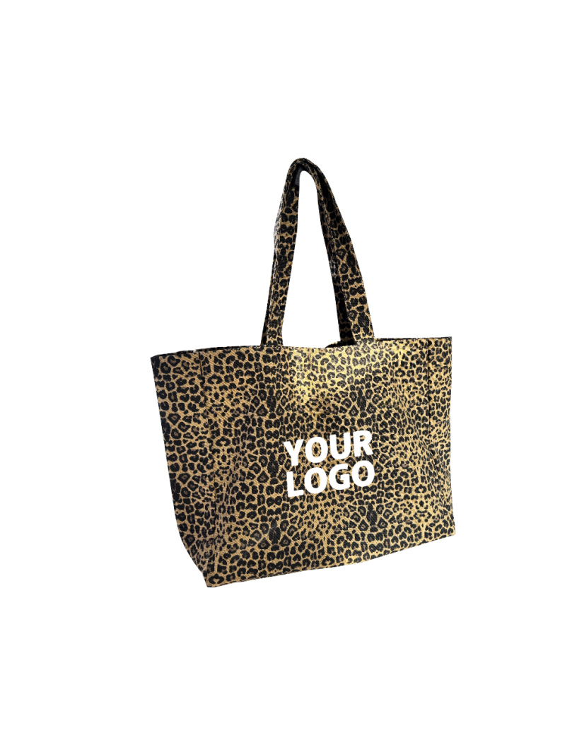 SAC NANCY - LÉOPARD DARK 🖤 (43x15x36 cm)