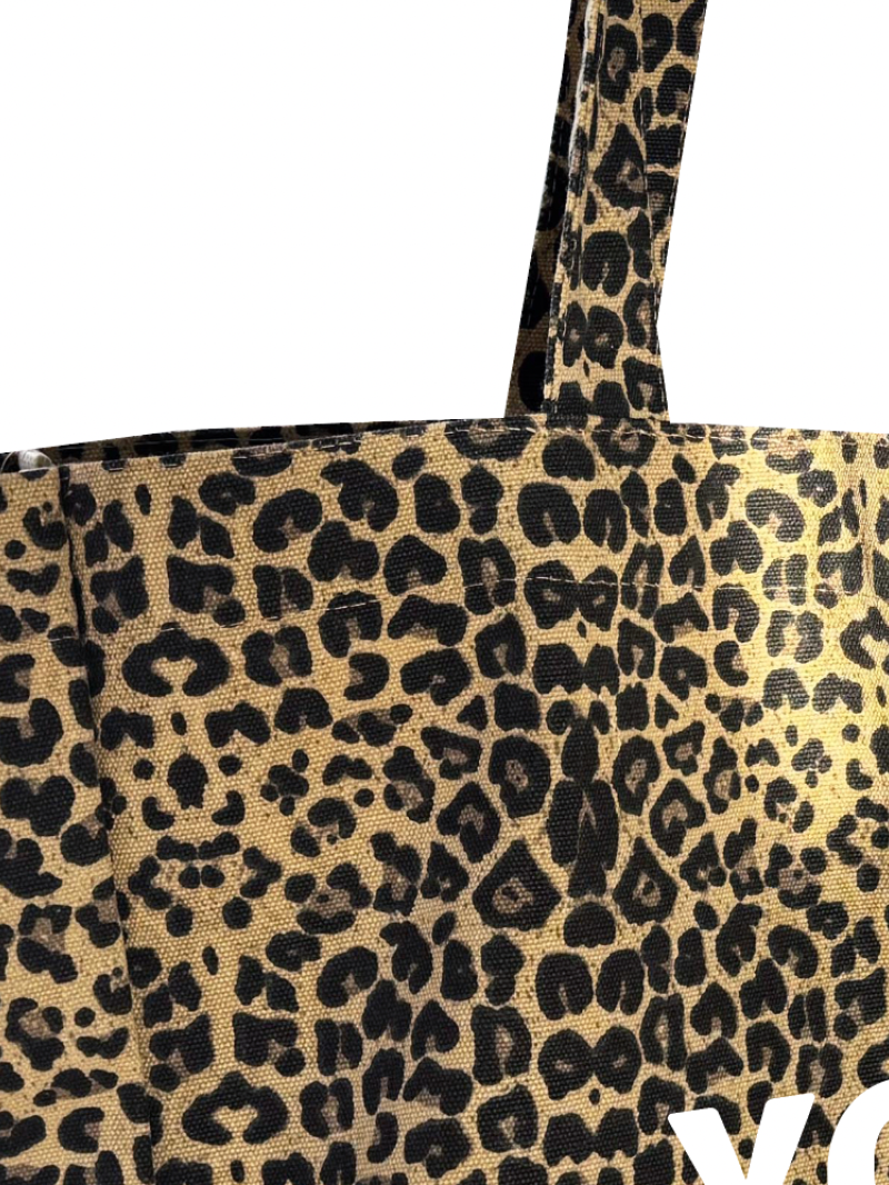 SAC NANCY - LÉOPARD DARK 🖤 (43x15x36 cm)