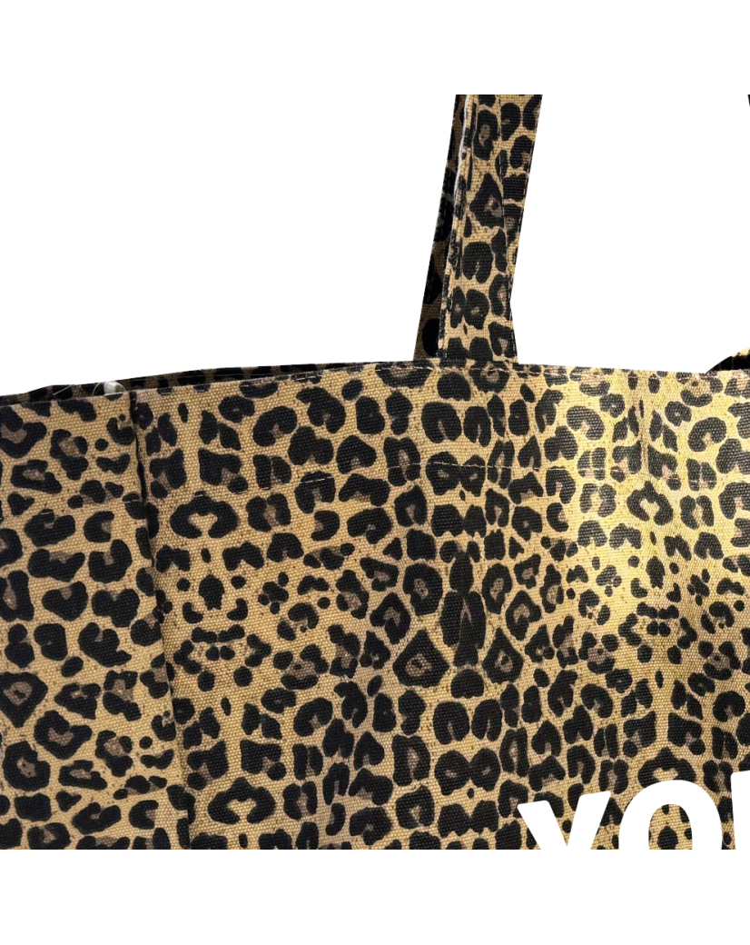 SAC NANCY - LÉOPARD DARK 🖤 (43x15x36 cm)