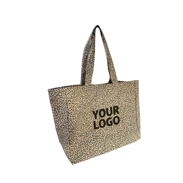 SAC NANCY - LÉOPARD LIGHT 🤎 (43x15x36 cm)