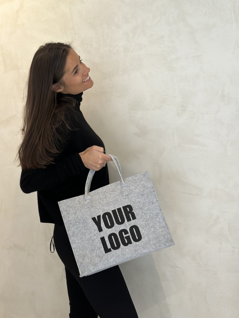 SAC GRENOBLE - GRIS CLAIR - M (35,5x11x28,5cm)