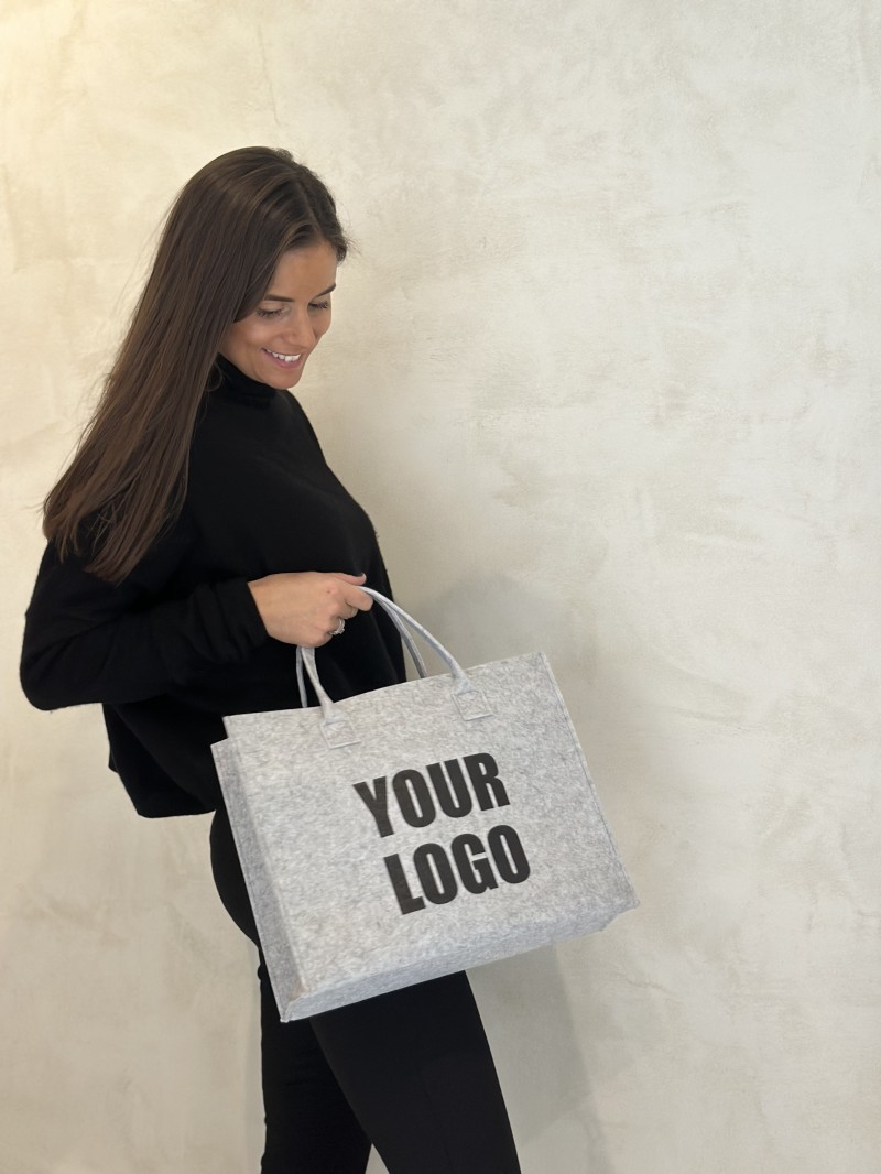 SAC GRENOBLE - GRIS CLAIR - M (35,5x11x28,5cm)