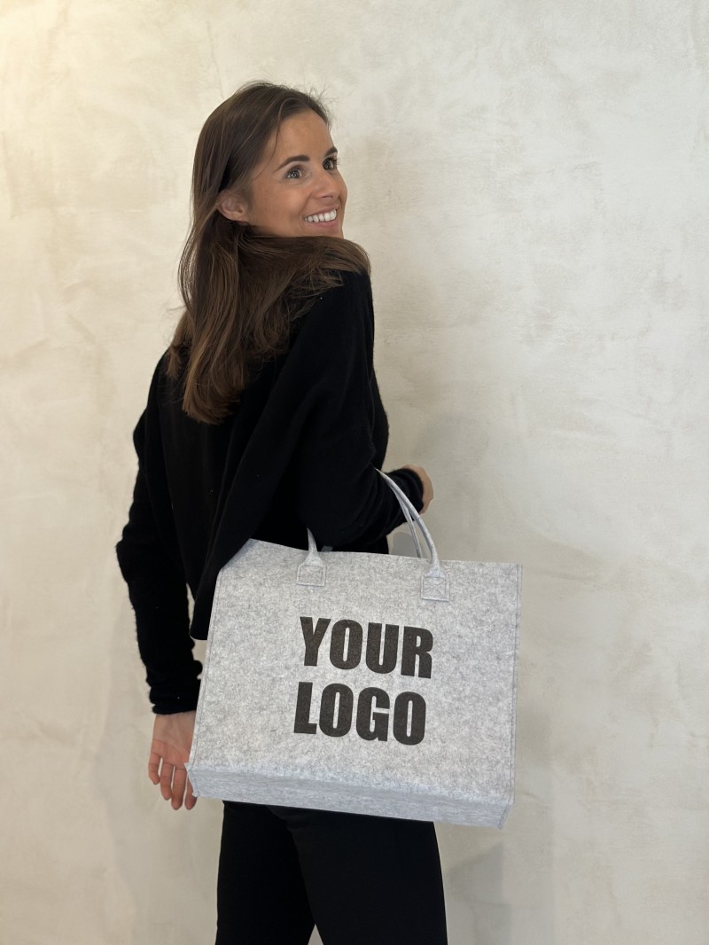SAC GRENOBLE - GRIS CLAIR - M (35,5x11x28,5cm)