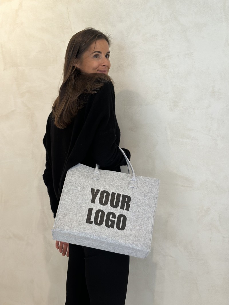 SAC GRENOBLE - GRIS CLAIR - M (35,5x11x28,5cm)