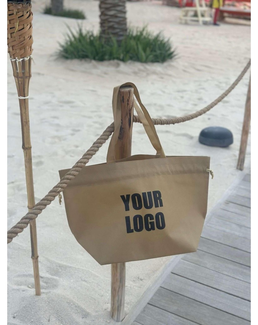 NICE BEIGE L BAG (58x24x35cm)