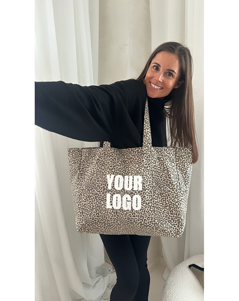 NANCY BAG - LIGHT LEOPARD 🤎 (43x15x36 cm)