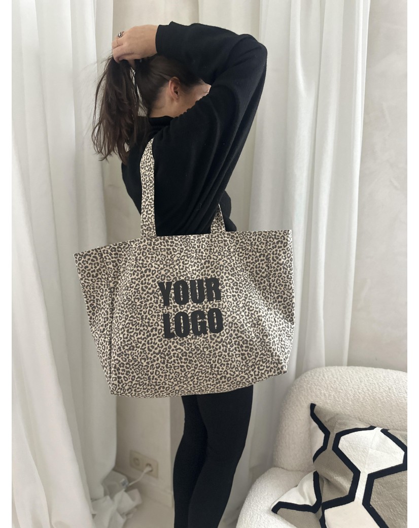 NANCY BAG - LIGHT LEOPARD 🤎 (43x15x36 cm)