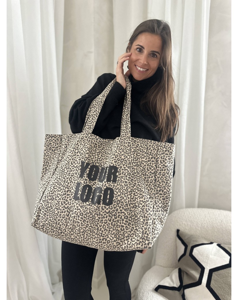 NANCY BAG - LIGHT LEOPARD 🤎 (43x15x36 cm)