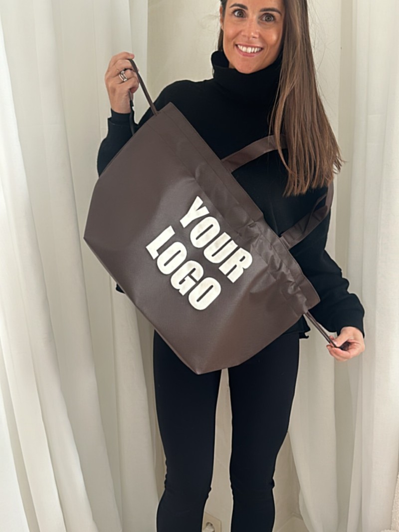 NICE BROWN L BAG (58x24x35cm)