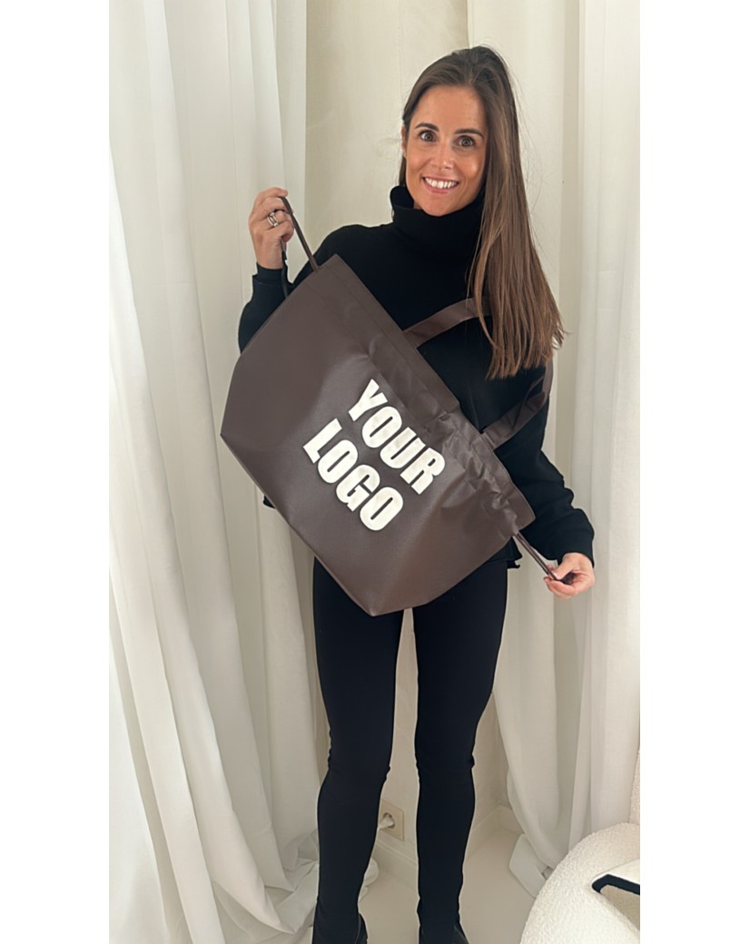 NICE BROWN L BAG (58x24x35cm)