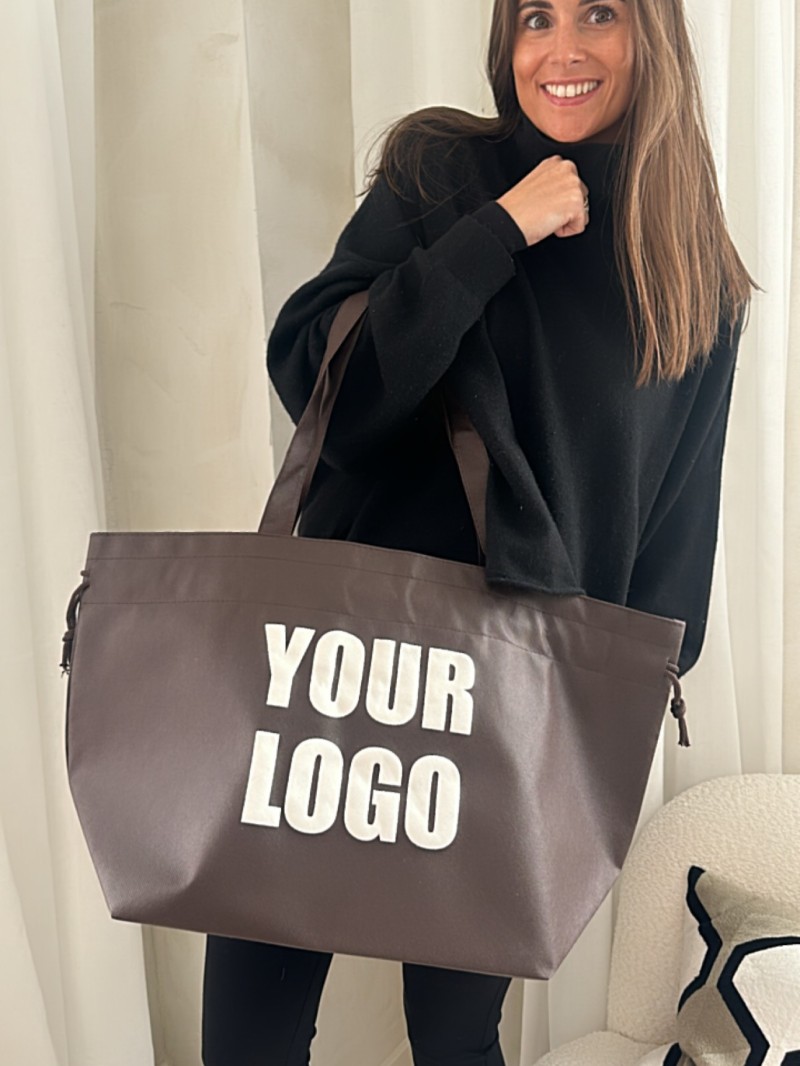 NICE BROWN L BAG (58x24x35cm)