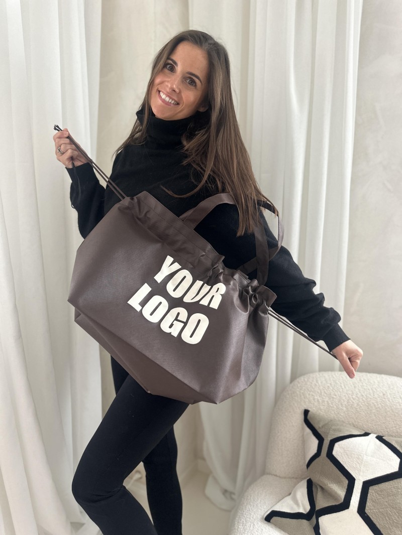 NICE BROWN L BAG (58x24x35cm)