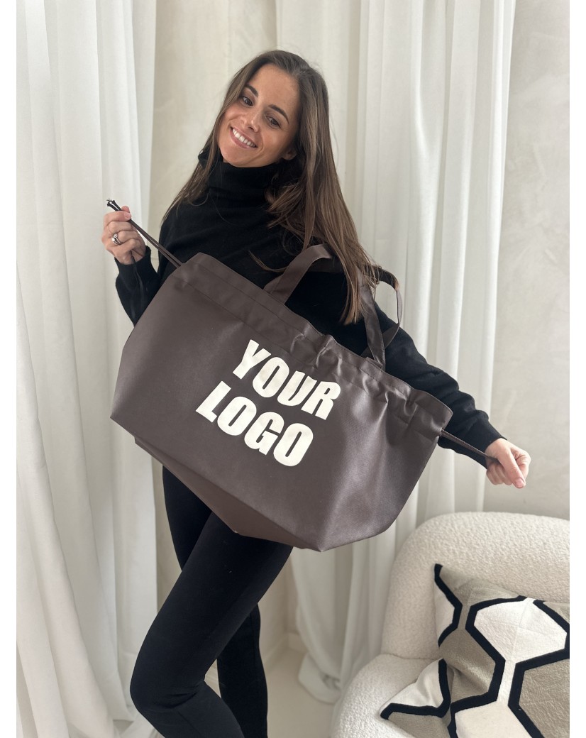 NICE BROWN L BAG (58x24x35cm)
