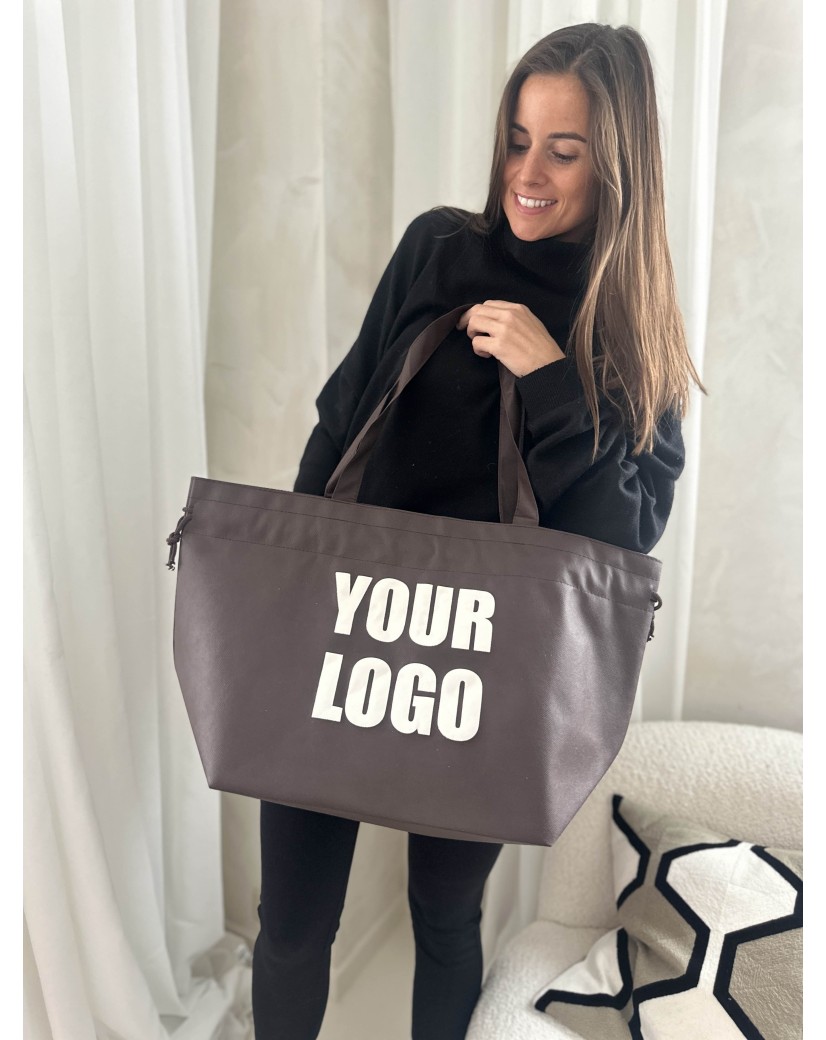 NICE BROWN L BAG (58x24x35cm)