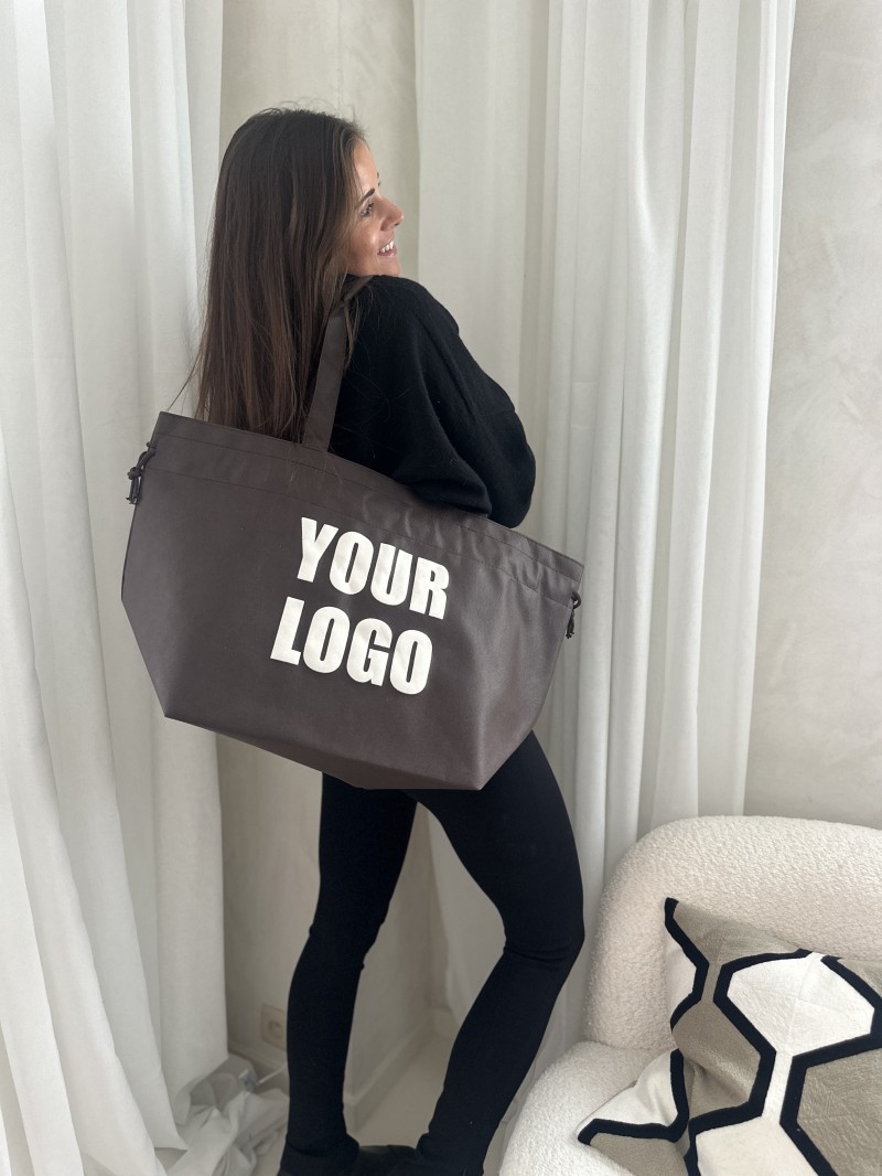 NICE BROWN L BAG (58x24x35cm)