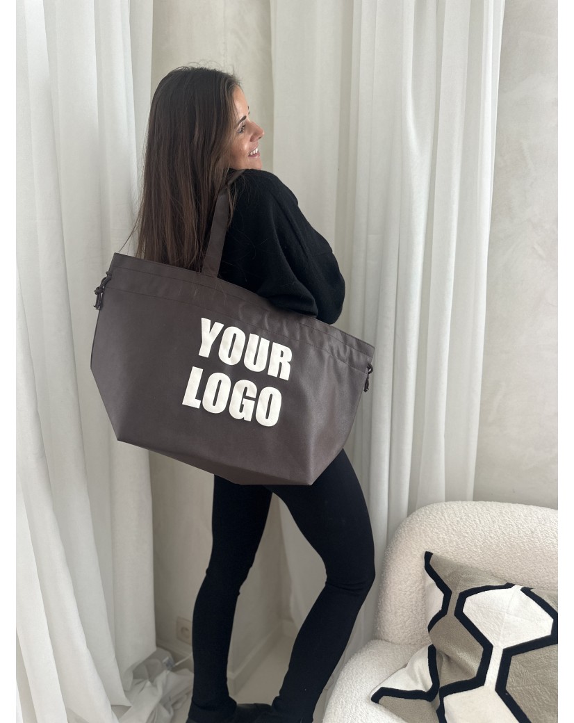 NICE BROWN L BAG (58x24x35cm)