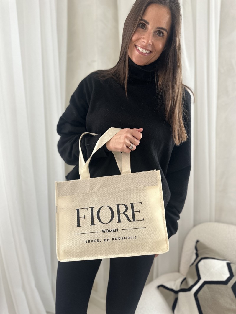 LYON BEIGE BAG - M (35x12x28cm)